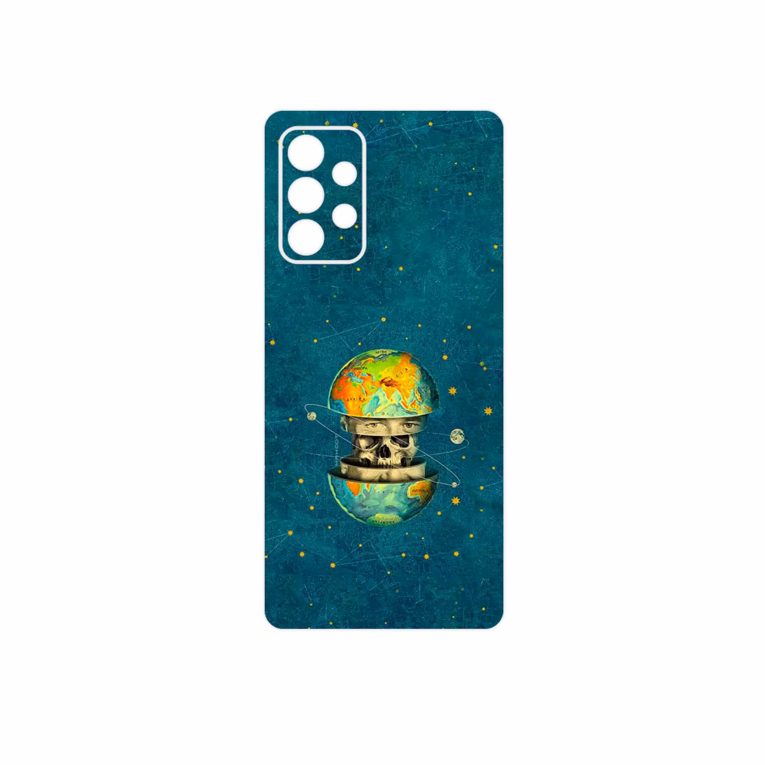 برچسب پوششی ماهوت مدل Collage of Earth Face مناسب برای گوشی موبایل سامسونگ Galaxy A52 4G