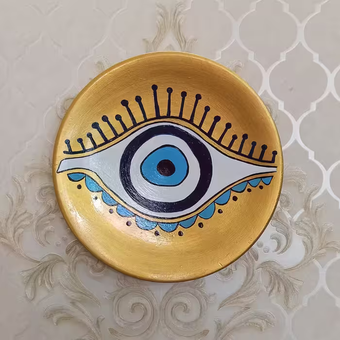 بشقاب دیوارکوب سفالی (پس کرایه)