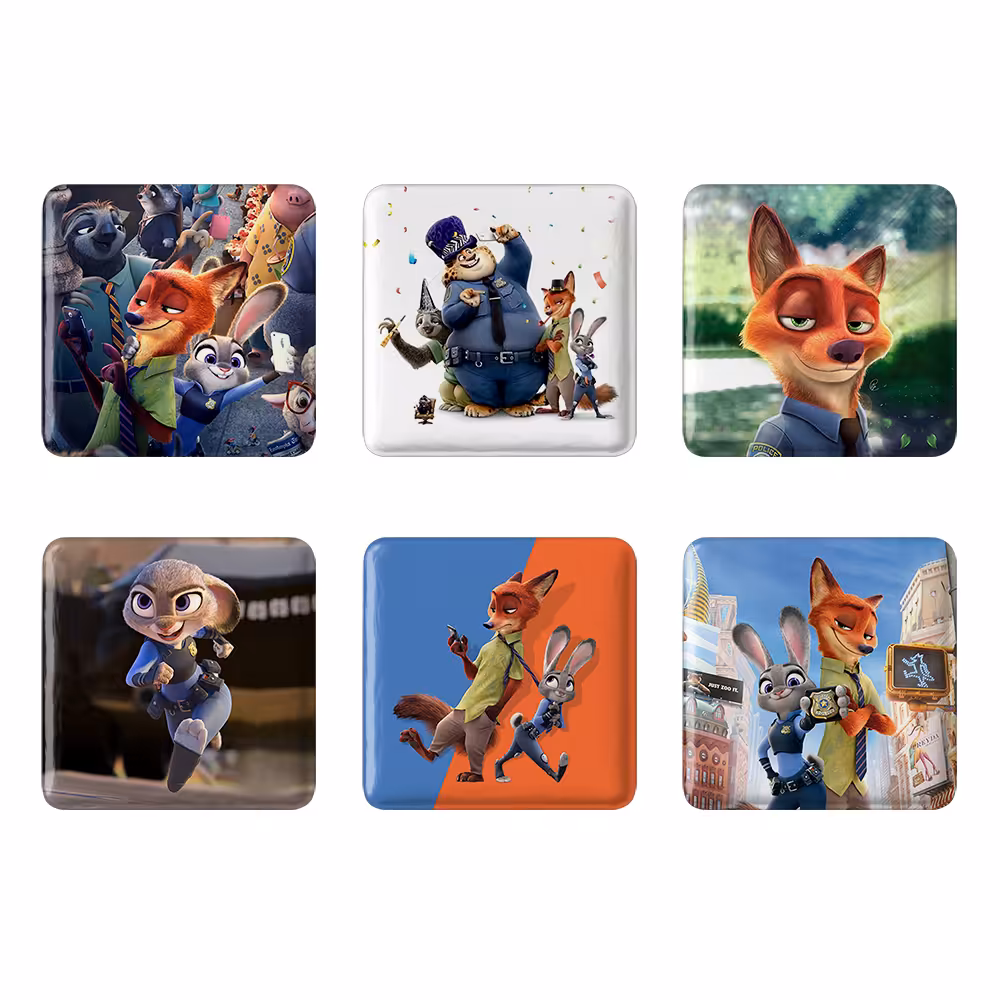 پیکسل خندالو مدل زوتوپیا کد 2B مجموعه 6 عددی