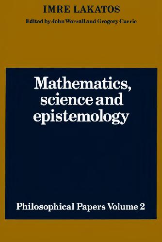 خرید و دانلود نسخه کامل کتاب Mathematics, Science and Epistemology, Philosophical Papers