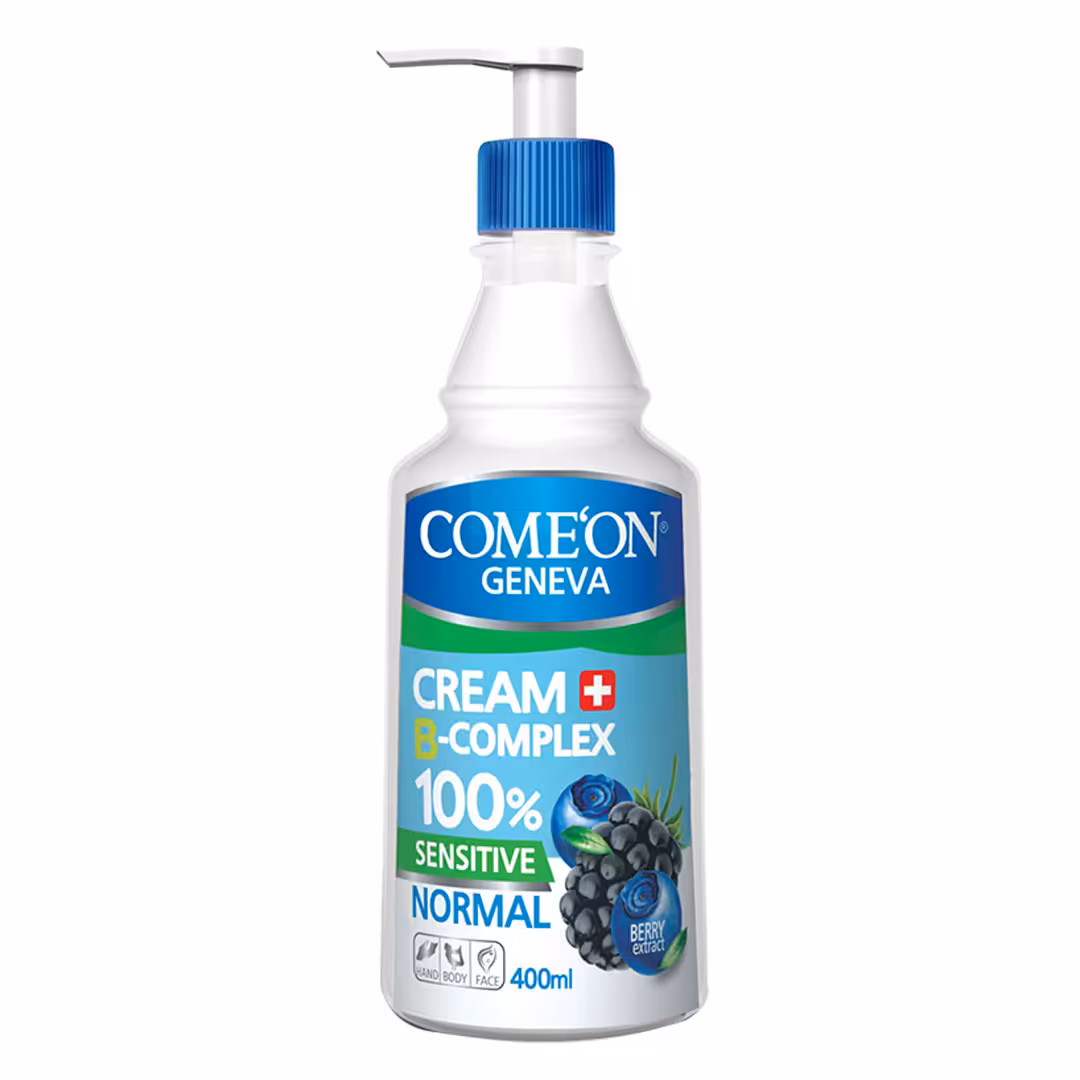 کرم مرطوب کننده B Complex کامان مدل نرمال حجم 400 میل