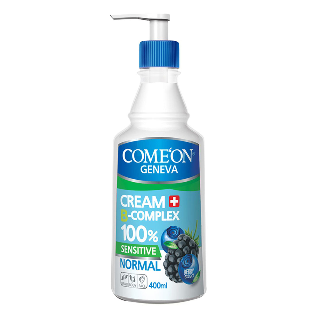 کرم مرطوب کننده B Complex کامان مدل نرمال حجم 400 میل