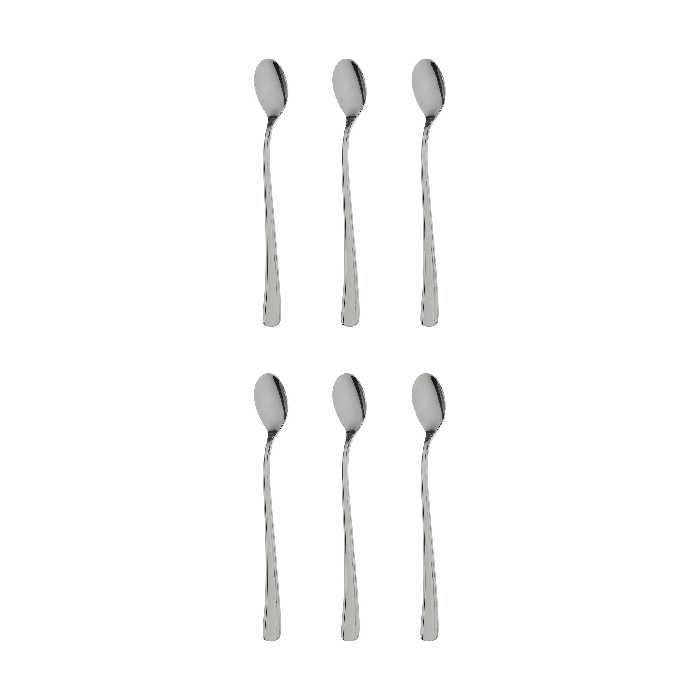 قاشق شربت خوری صنایع استیل ایران مدل مونزا بسته 6 عددی