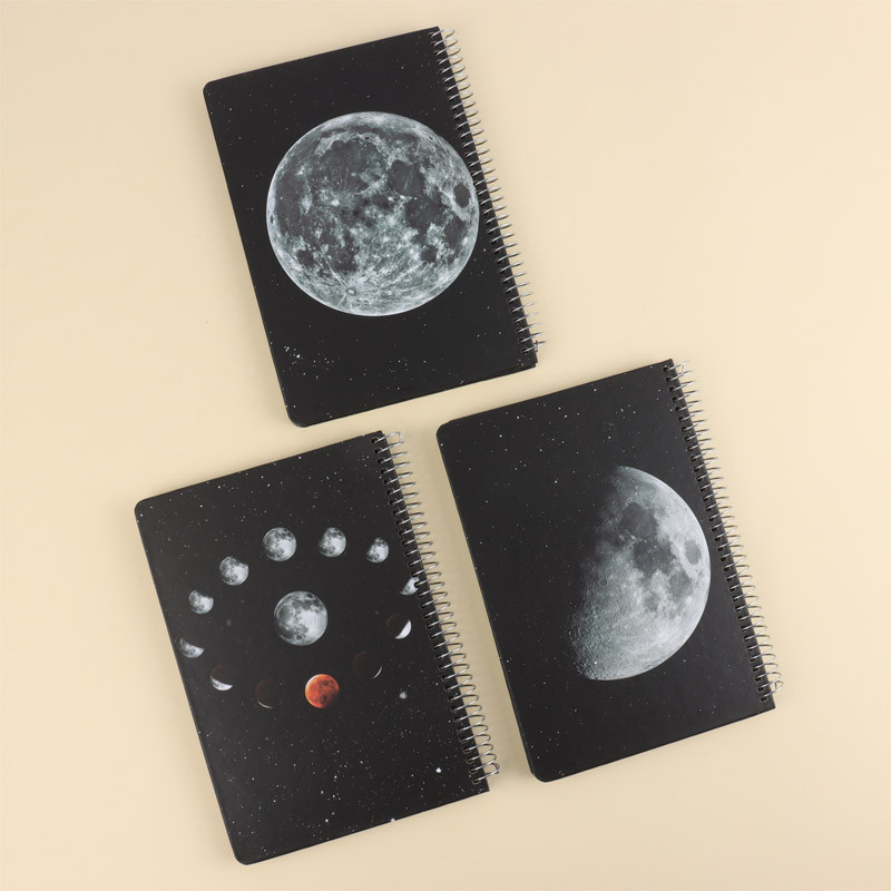 دفتر نقاشی سیمی 70 برگ طرح بلک ژورنال ماه سویل کد 501