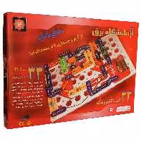 کیت آموزش الکترونیک مدارهای دکمه‌ای رباتیک دلهام  مدل آزمایشگاه برق
