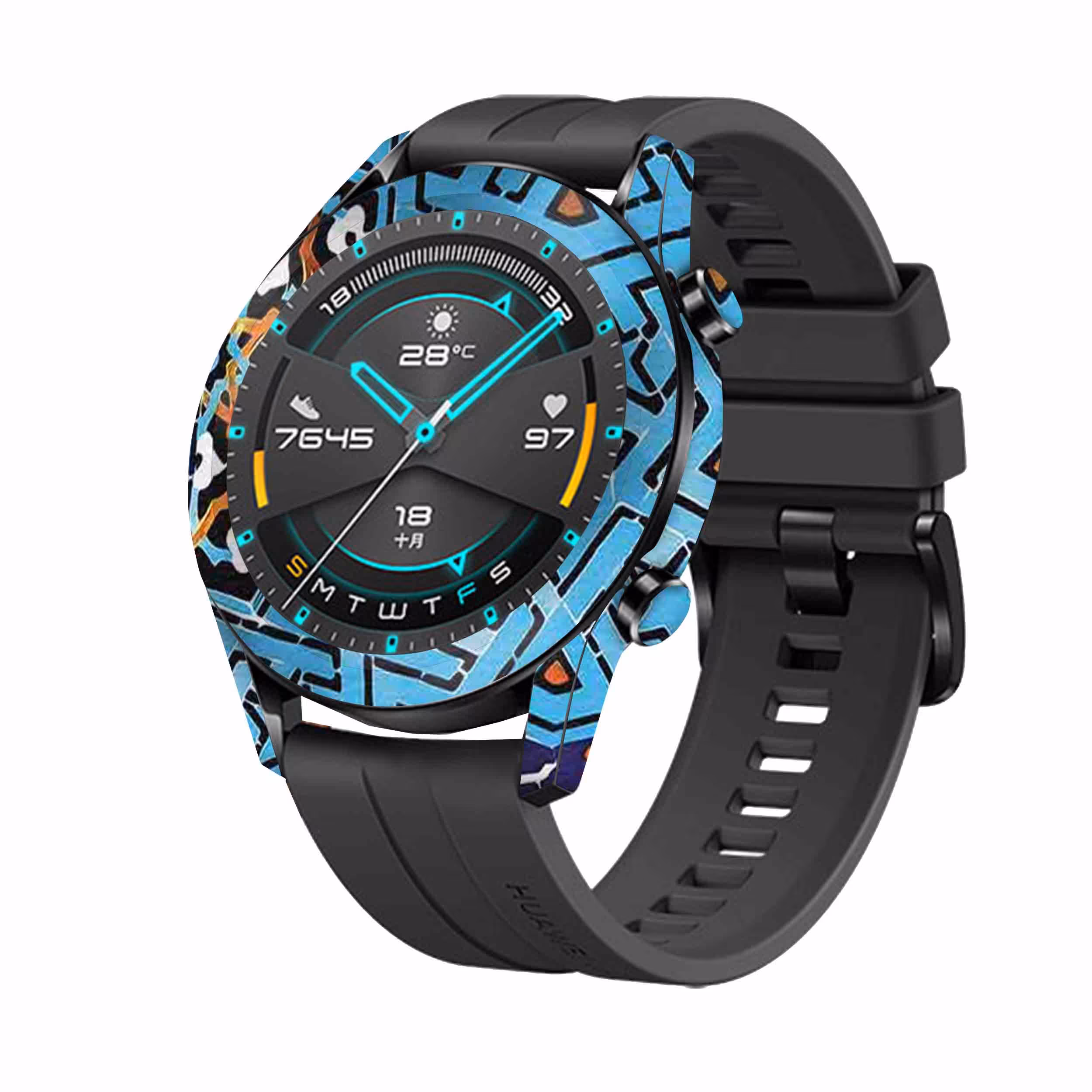 برچسب ماهوت طرح Iran-Tile7 مناسب برای ساعت هوشمند هوآوی Watch GT2