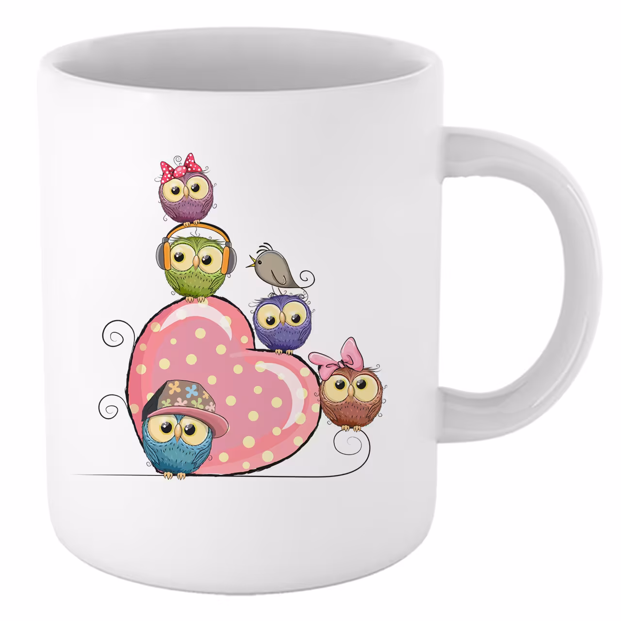 ماگ طرح جغد کد 9637