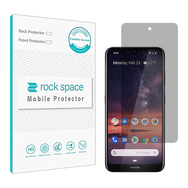 گلس نوکیا 3.2 مدل نانو هیدروژل پرایوسی برند راک اسپیس کد S