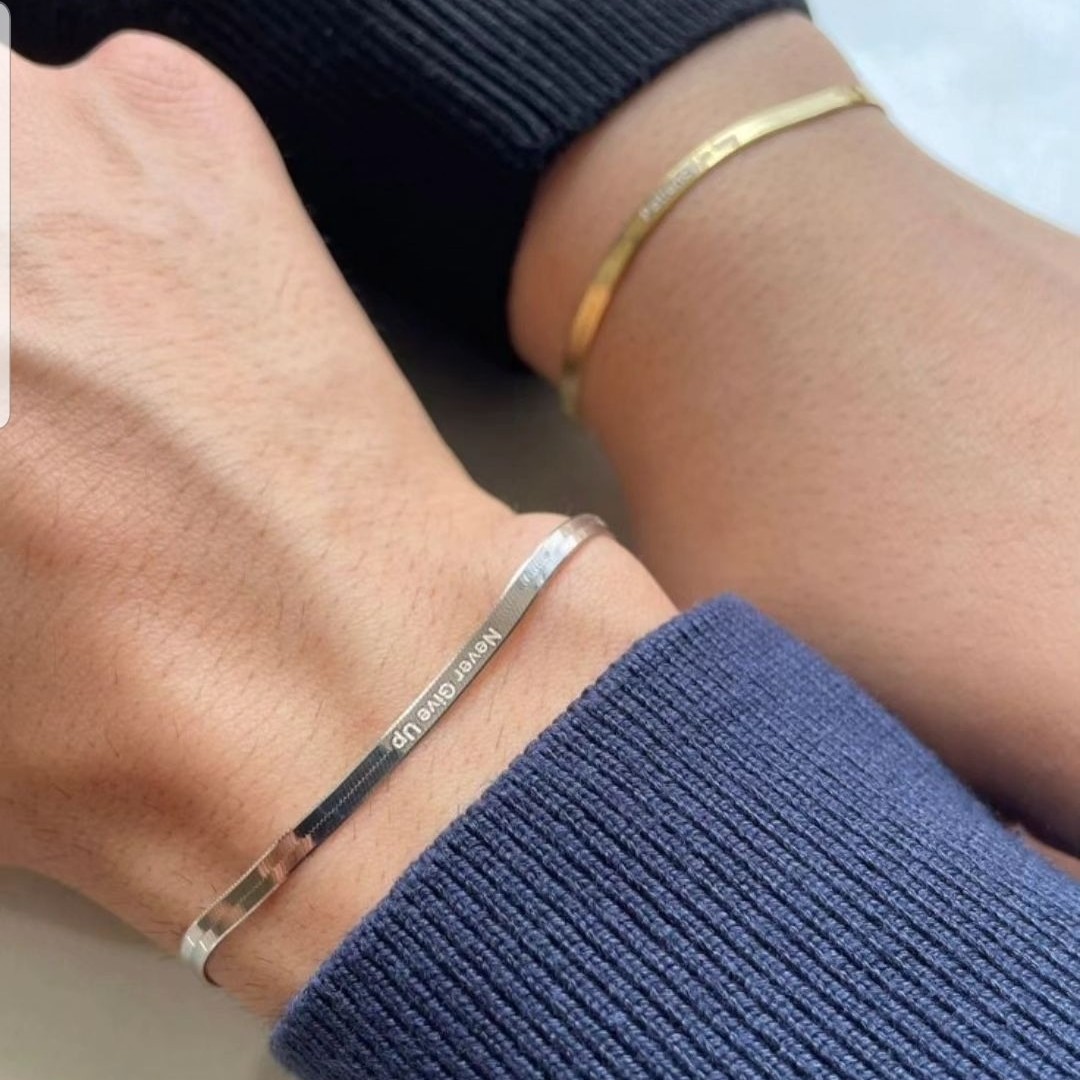 دستبند ماری با حک دلخواه