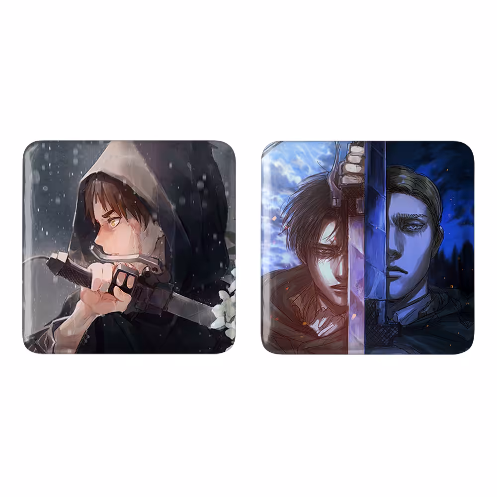 پیکسل خندالو مدل ارن یگر و اروین و لیوای انیمه اتک آن تایتان کد 1104511050 مجموعه 2 عددی