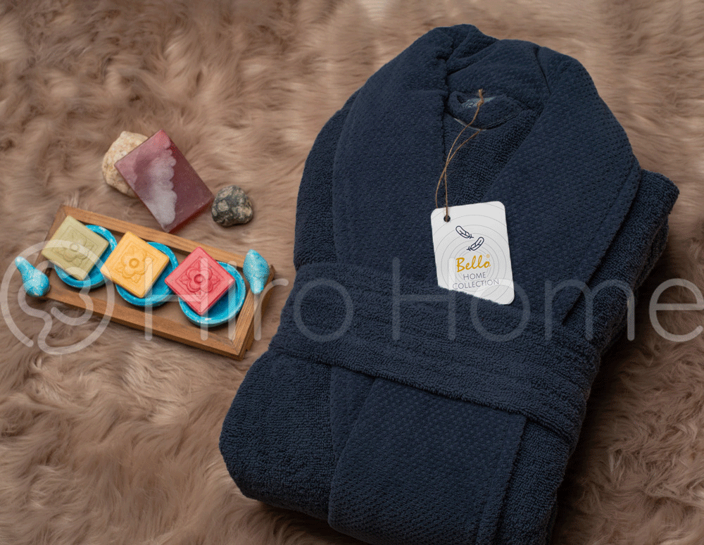 حوله تن پوش بلو طرح ماکرو رنگ اطلسی