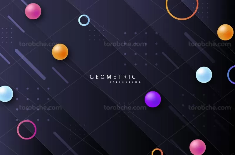 وکتور بک گراند رنگارنگ با کیفیت | گرافیک با طعم تربچه