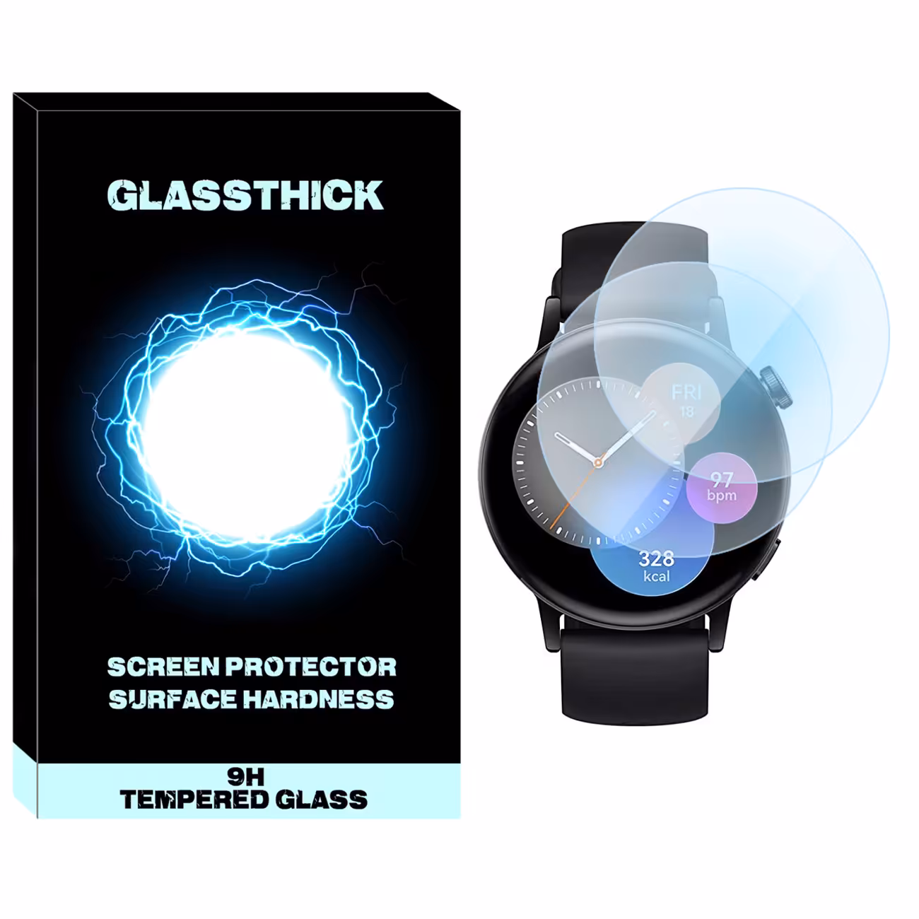 محافظ صفحه نمایش نانو گلستیگ مدل NGL مناسب برای ساعت هوشمند هوآوی Watch GT 3 42mm بسته دو عددی