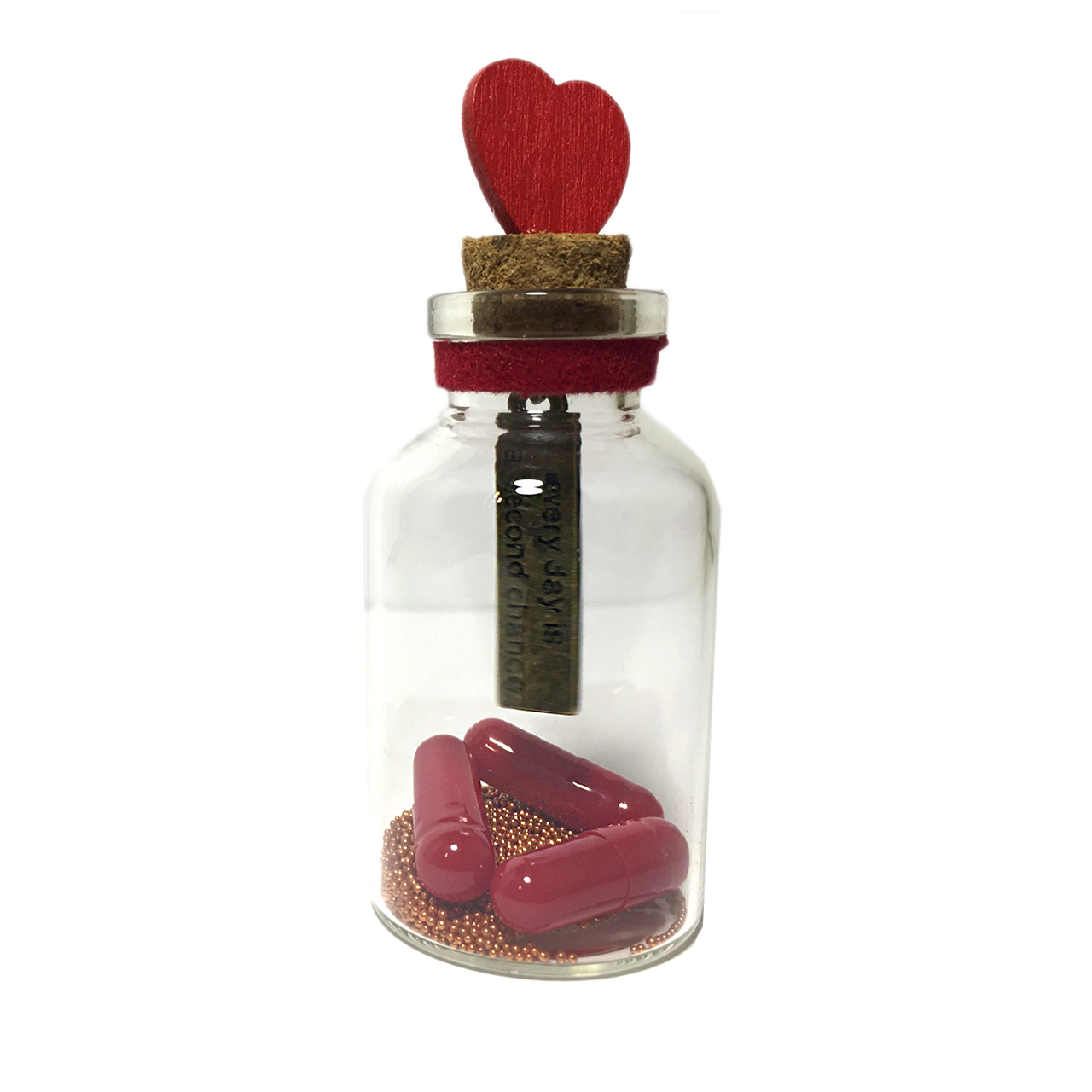 گیفت طرح کپسول عشق مدل Bottle Love08