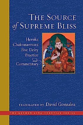 خرید و دانلود نسخه کامل کتاب The Source of Supreme Bliss: Heruka Chakrasamvara Five Deity Practice and Commentary - Pdf