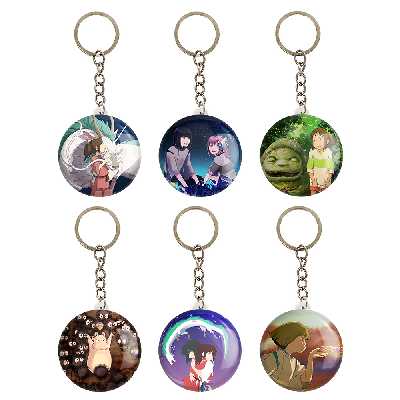 جاکلیدی خندالو مدل انیمه شهر اشباح کد 510B مجموعه 6 عددی