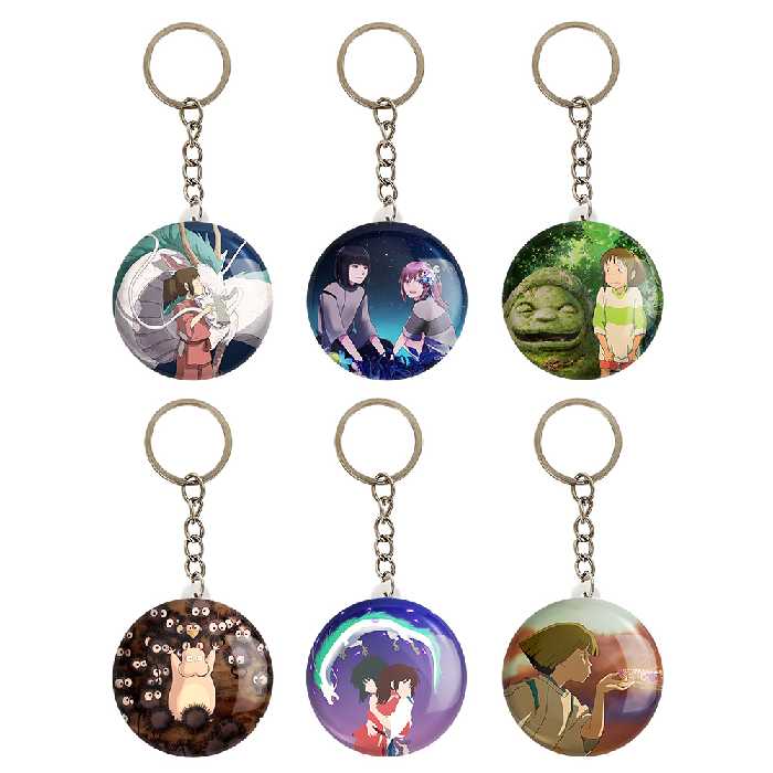 جاکلیدی خندالو مدل انیمه شهر اشباح کد 510B مجموعه 6 عددی