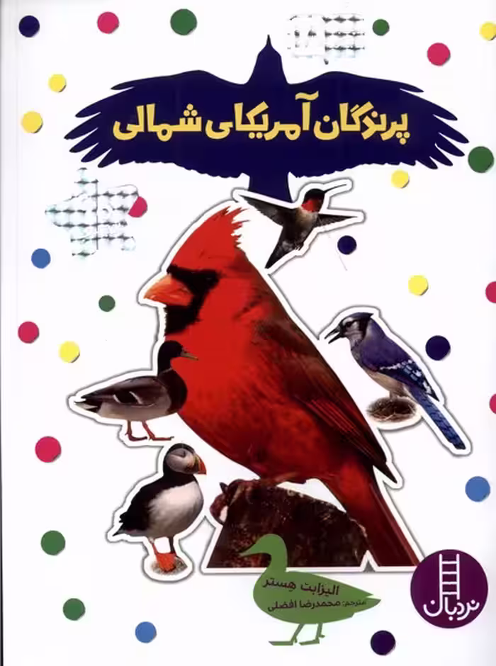 کتاب بچسبان و بیاموز 18 پرندگان آمریکای شمالی نردبان