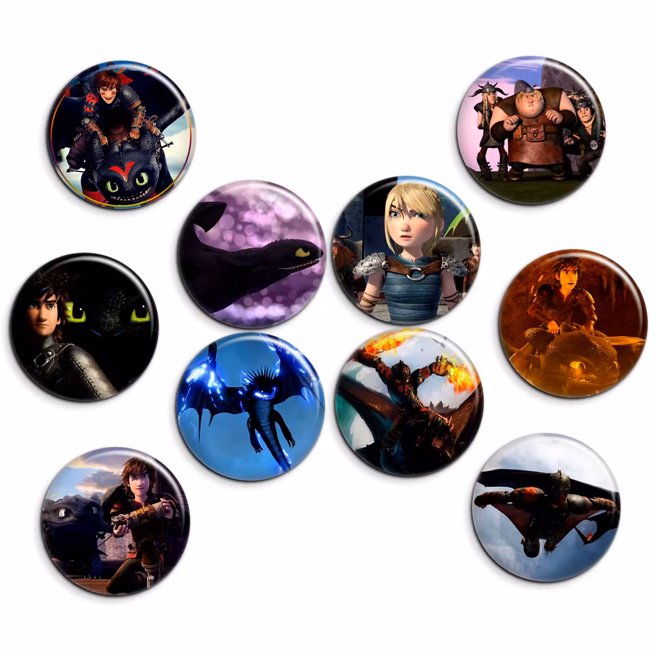 پیکسل پرمانه طرح اژدهاسواران کد pmg.6657 مجموعه 10 عددی