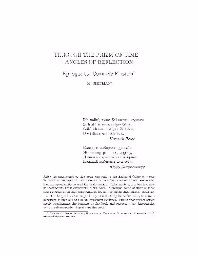 خرید و دانلود نسخه کامل کتاب Through the prizm of time angles of reflection (Unpublished epilogue to Comrade Einstein, Sept-2007)