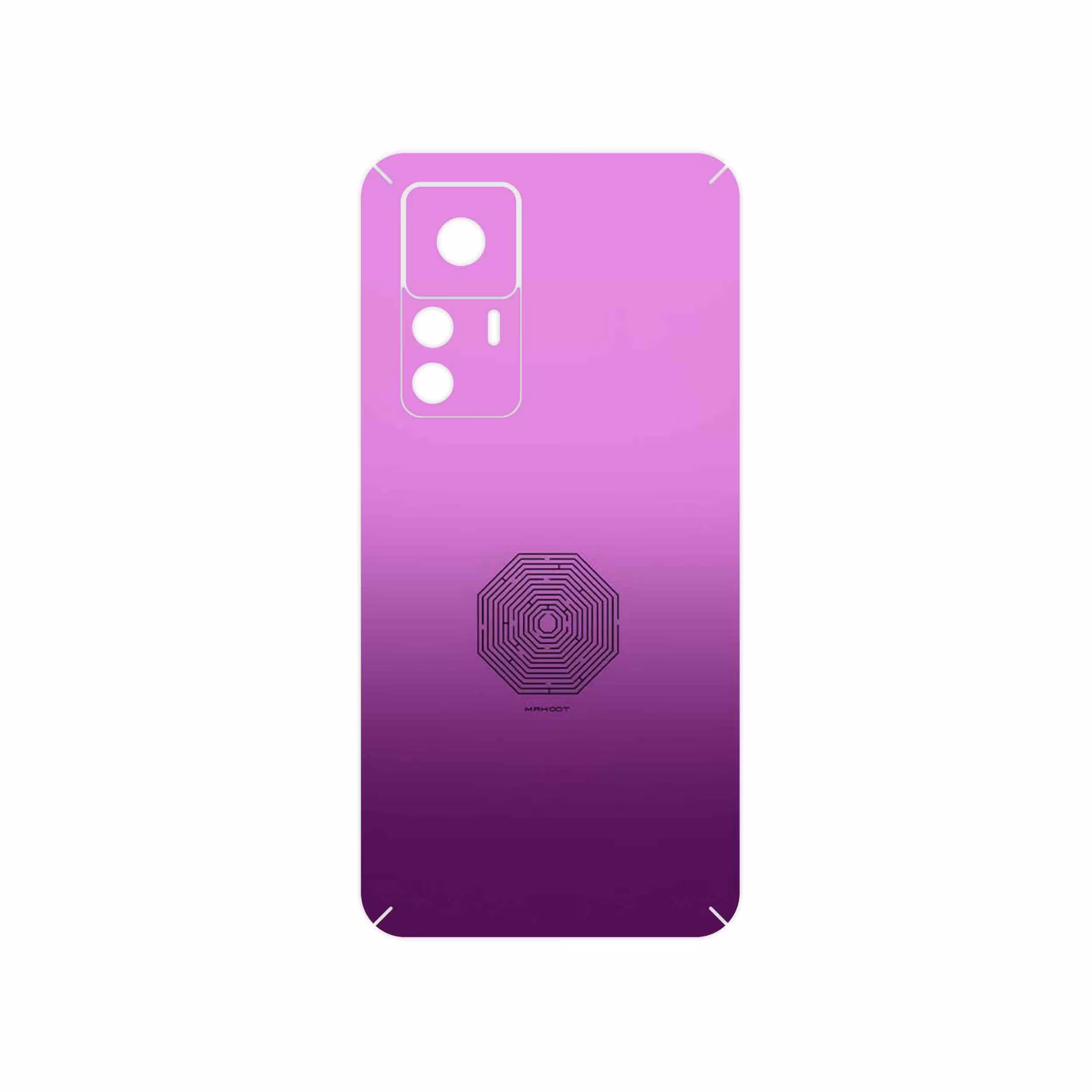 برچسب پوششی ماهوت مدل Minimal Maze مناسب برای گوشی موبایل شیائومی 12T Pro