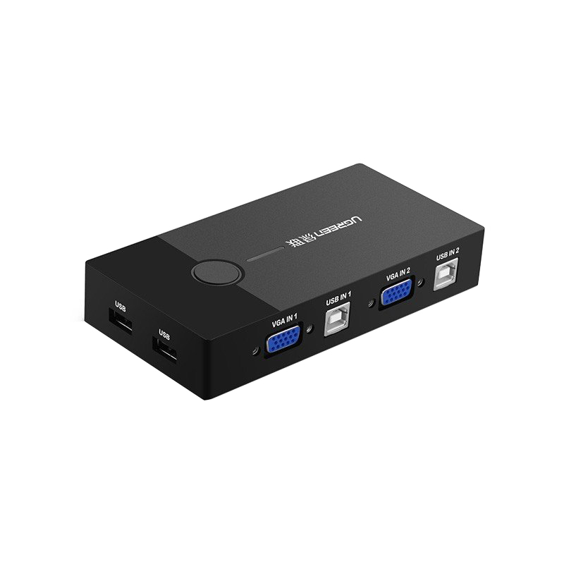 سوییچ 2 پورت USB KVM یوگرین مدل UGREEN CM152-30357