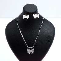 نیم استیل نقره ای شنی پروانه 71961