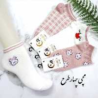 جوراب خرگوشی  کالباسی  در چهار طرح مناسب سایز 36 تا 41
