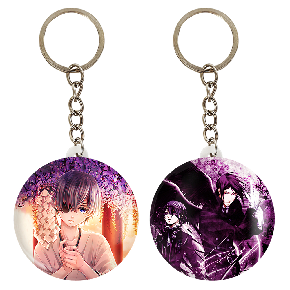 جاکلیدی خندالو مدل سباستین و شیل انیمه خادم سیاه کد 1634316339 مجموعه 2 عددی