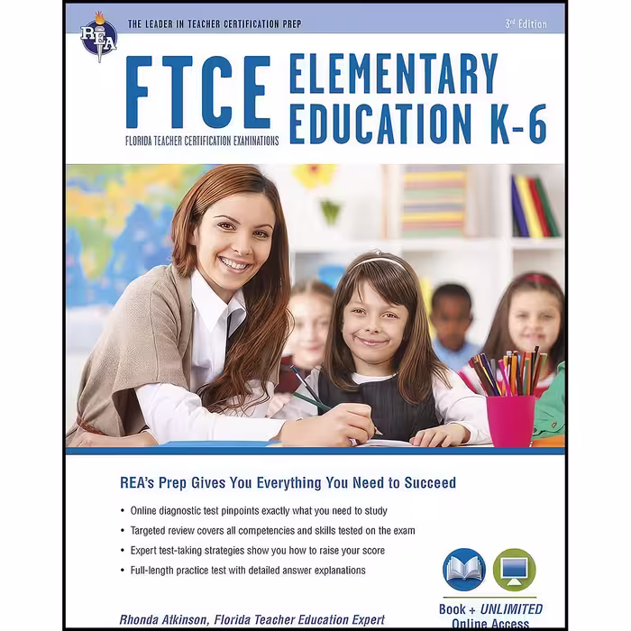 کتاب زبان اصلی FTCE Elementary Education K Book  Online  اثر جمعی از نویسندگان
