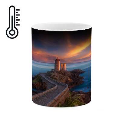 ماگ حرارتی کاکتی طرح منظره مدل mgh16925