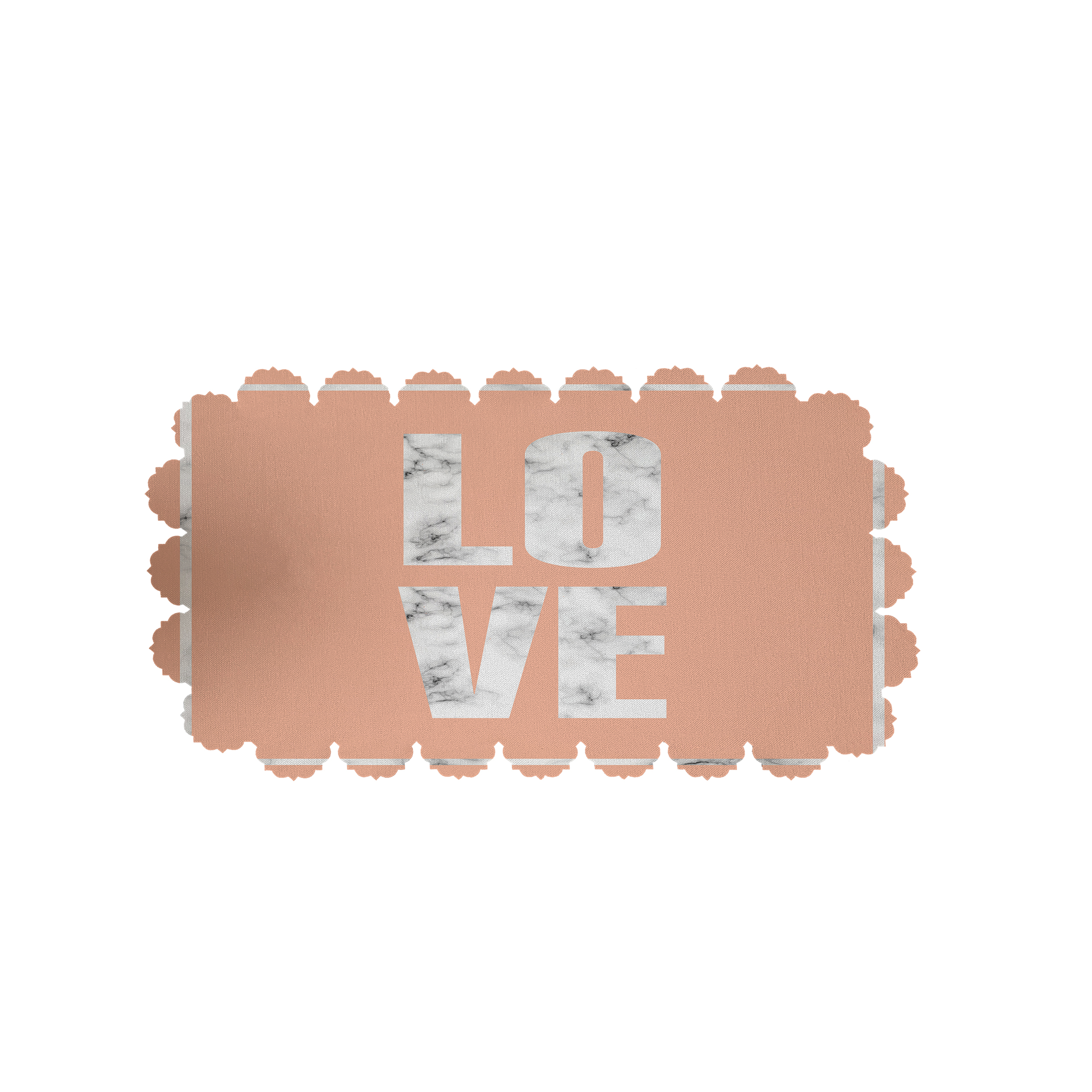  رومیزی طرح love کد 8573R