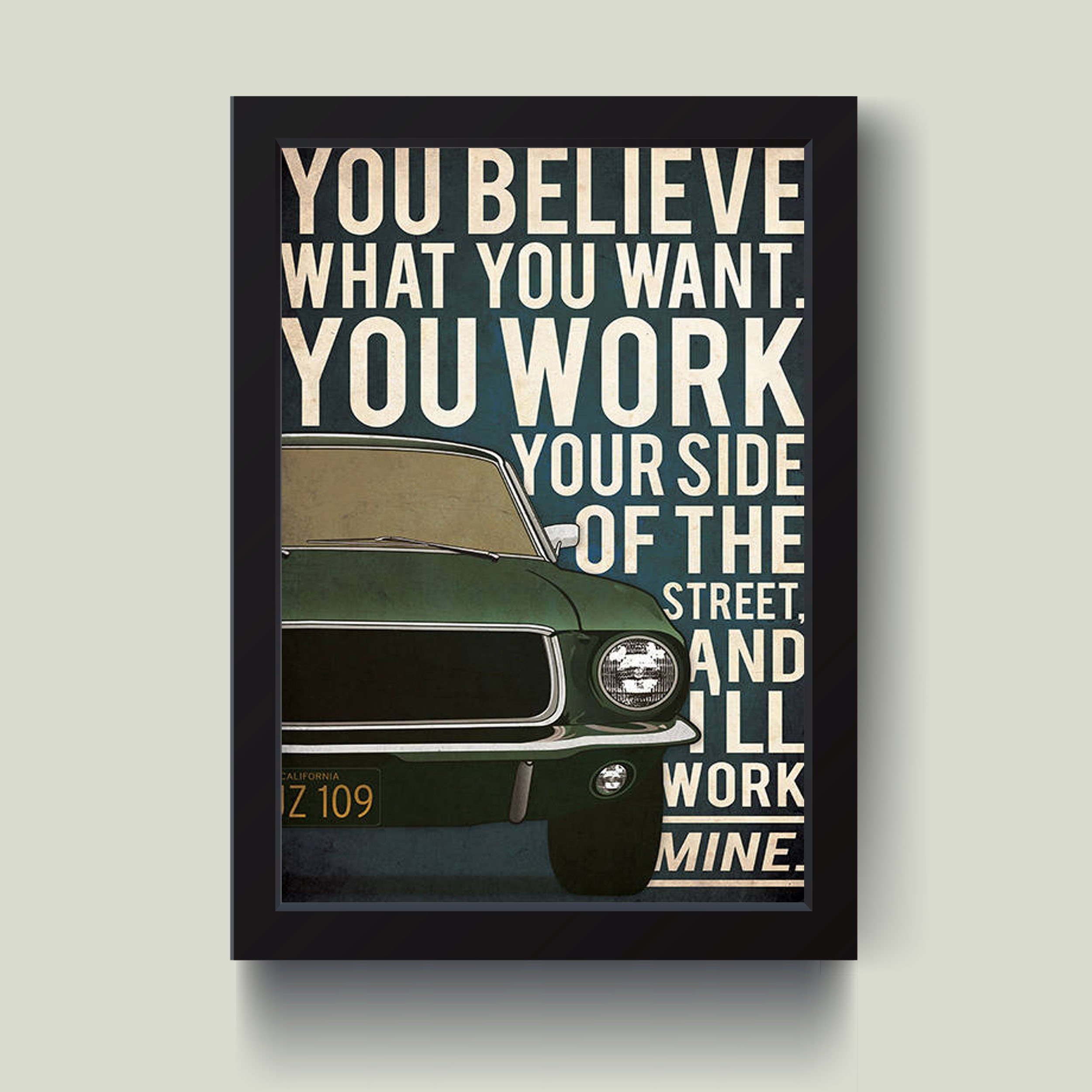 تابلو مدل مینیمال Cars کدS2919-b