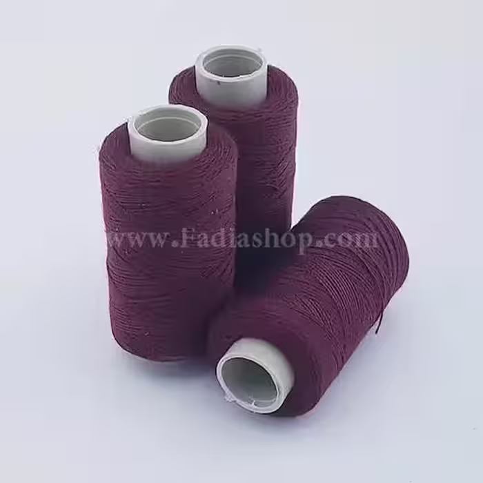 ماسوره نخ لی 138 زرشکی تیره