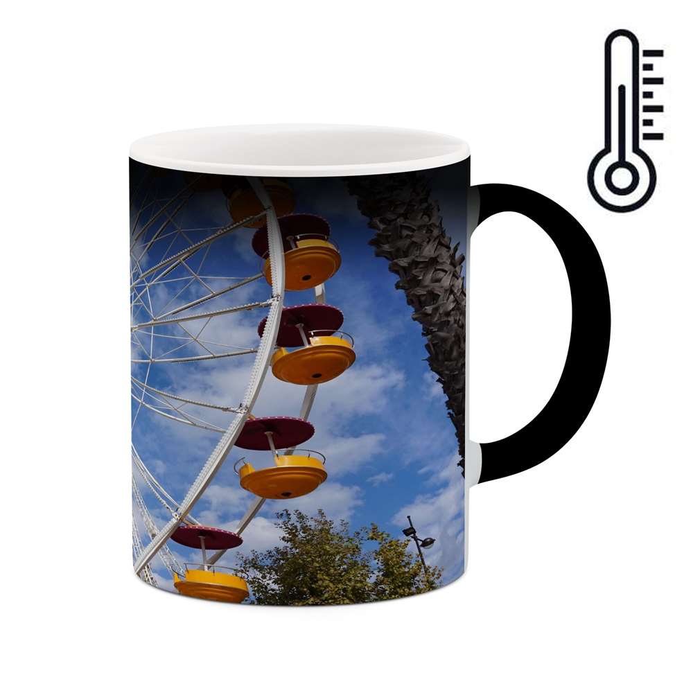 ماگ حرارتی کاکتی طرح منظره مدل mgh13153