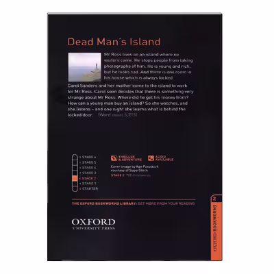 کتاب Oxford Bookworms Dead Mans Island اثر John Escott انتشارات الوندپویان