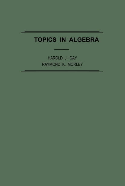 خرید و دانلود نسخه کامل کتاب Topics in Algebra