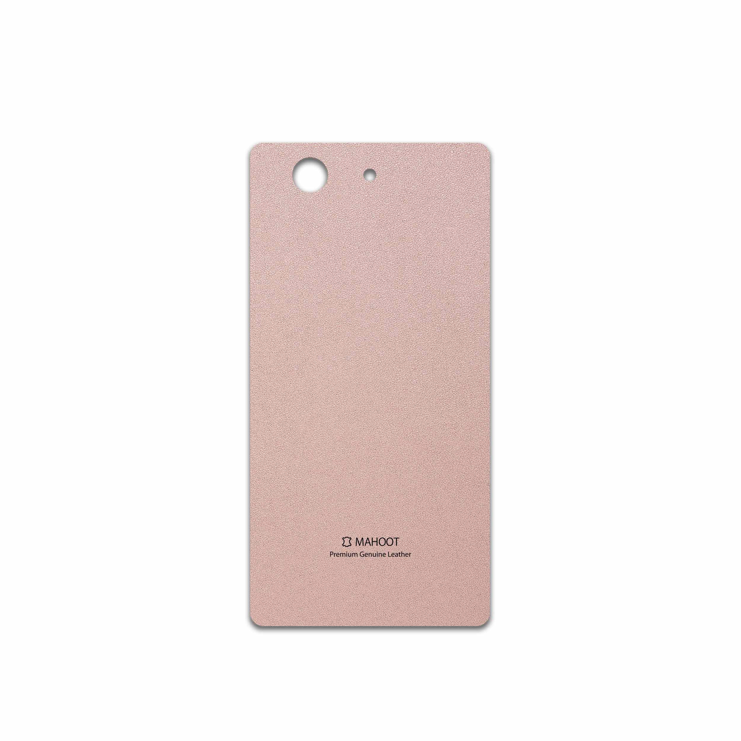 برچسب پوششی ماهوت مدل Rose Gold Leather مناسب برای گوشی موبایل سونی Xperia Z3 Compact
