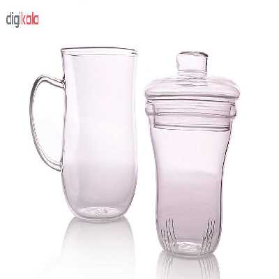 لیوان دمنوش ساز کد Mb68 بسته 2 عددی