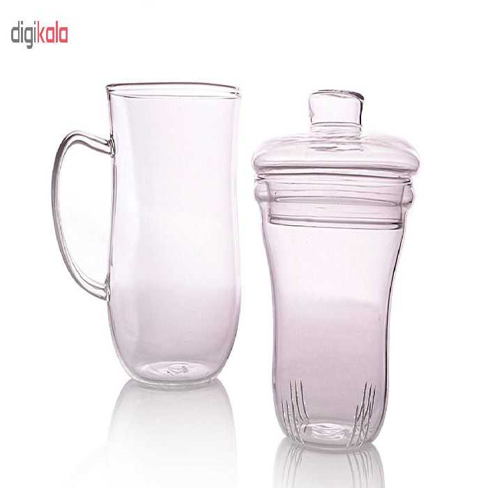 لیوان دمنوش ساز کد Mb68 بسته 2 عددی