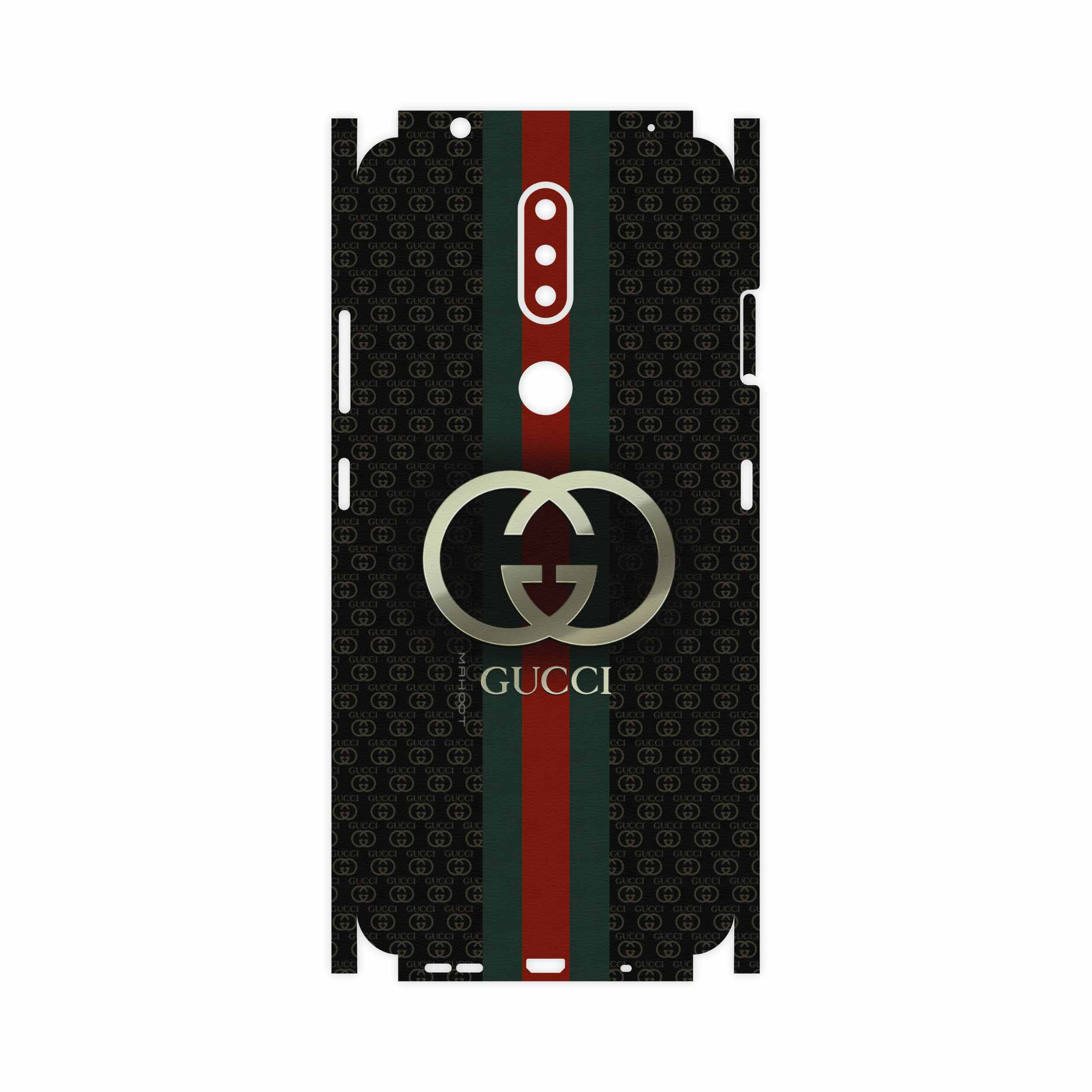 برچسب پوششی ماهوت مدل GUCCI-Logo-FullSkin مناسب برای گوشی موبایل نوکیا 2.4
