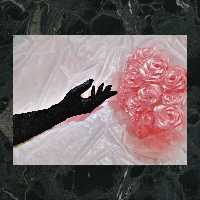 دستکش مخمل مشکی