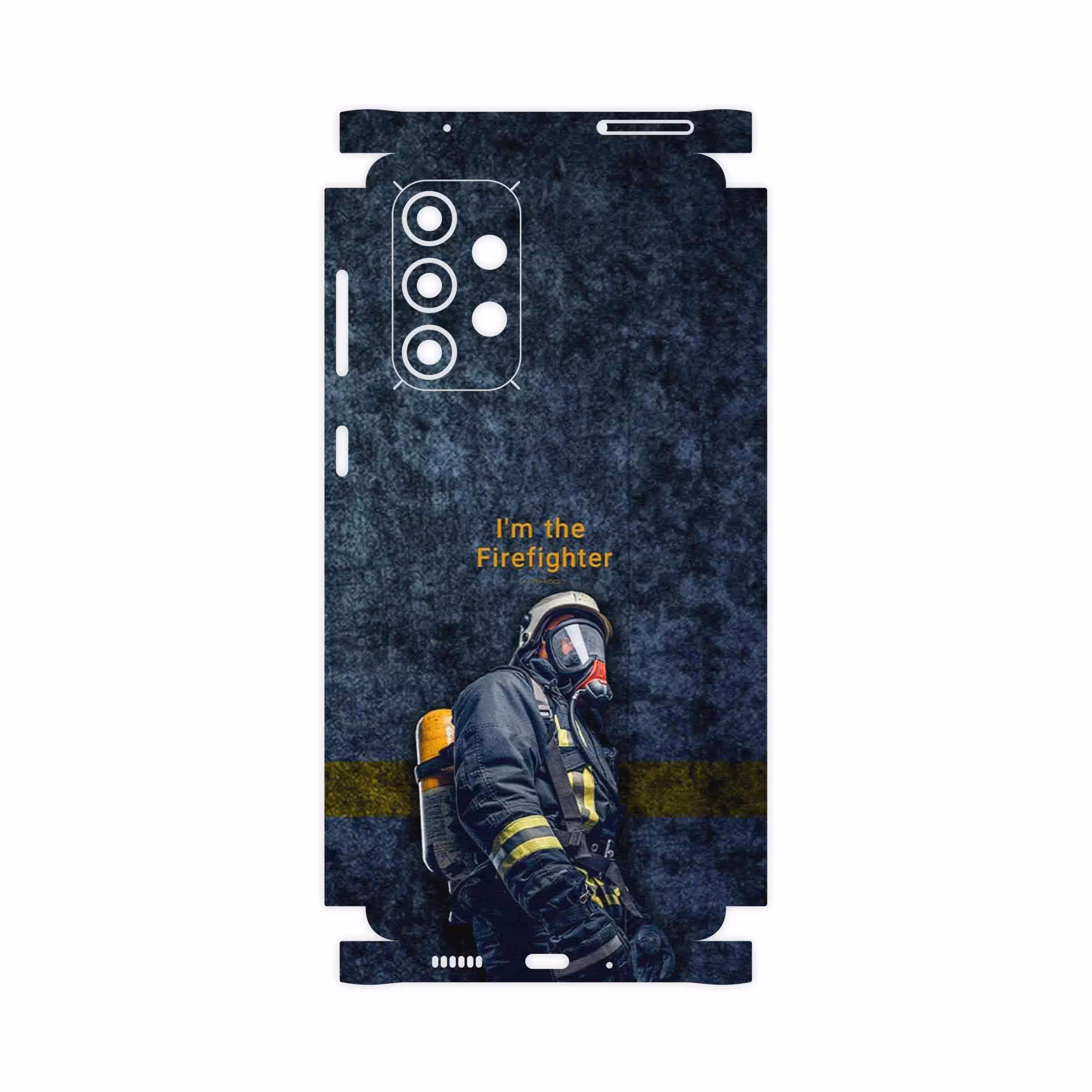 برچسب پوششی ماهوت مدل Firefighter-FullSkin مناسب برای گوشی موبایل سامسونگ Galaxy A33 5G