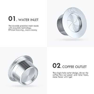 کپسول قهوه قابل شارژ آی کافی لاس مدل Lavazza-Blue La03