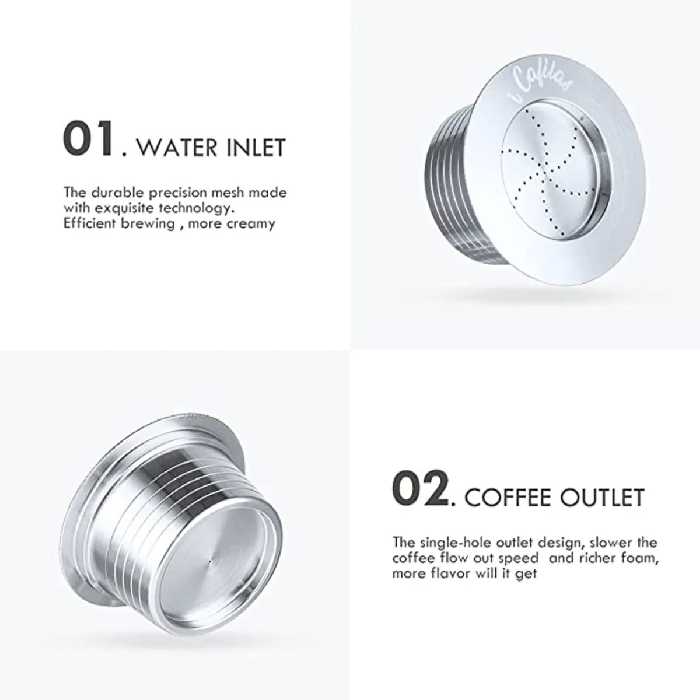 کپسول قهوه قابل شارژ آی کافی لاس مدل Lavazza-Blue La03