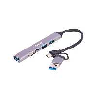 هاب و رم ریدر 5 پورت تایپ سی/USB