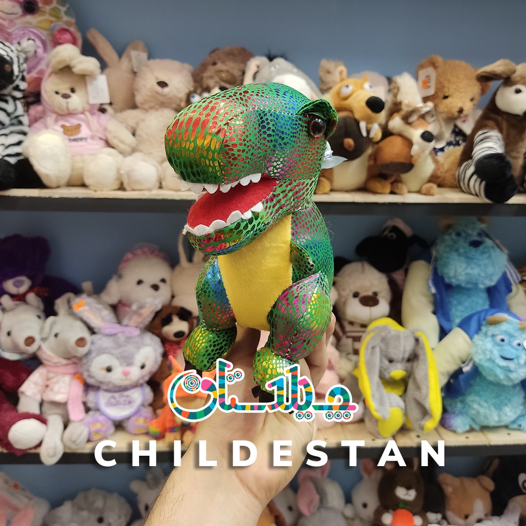 عروسک دایناسور سایز 18 سانتی متر