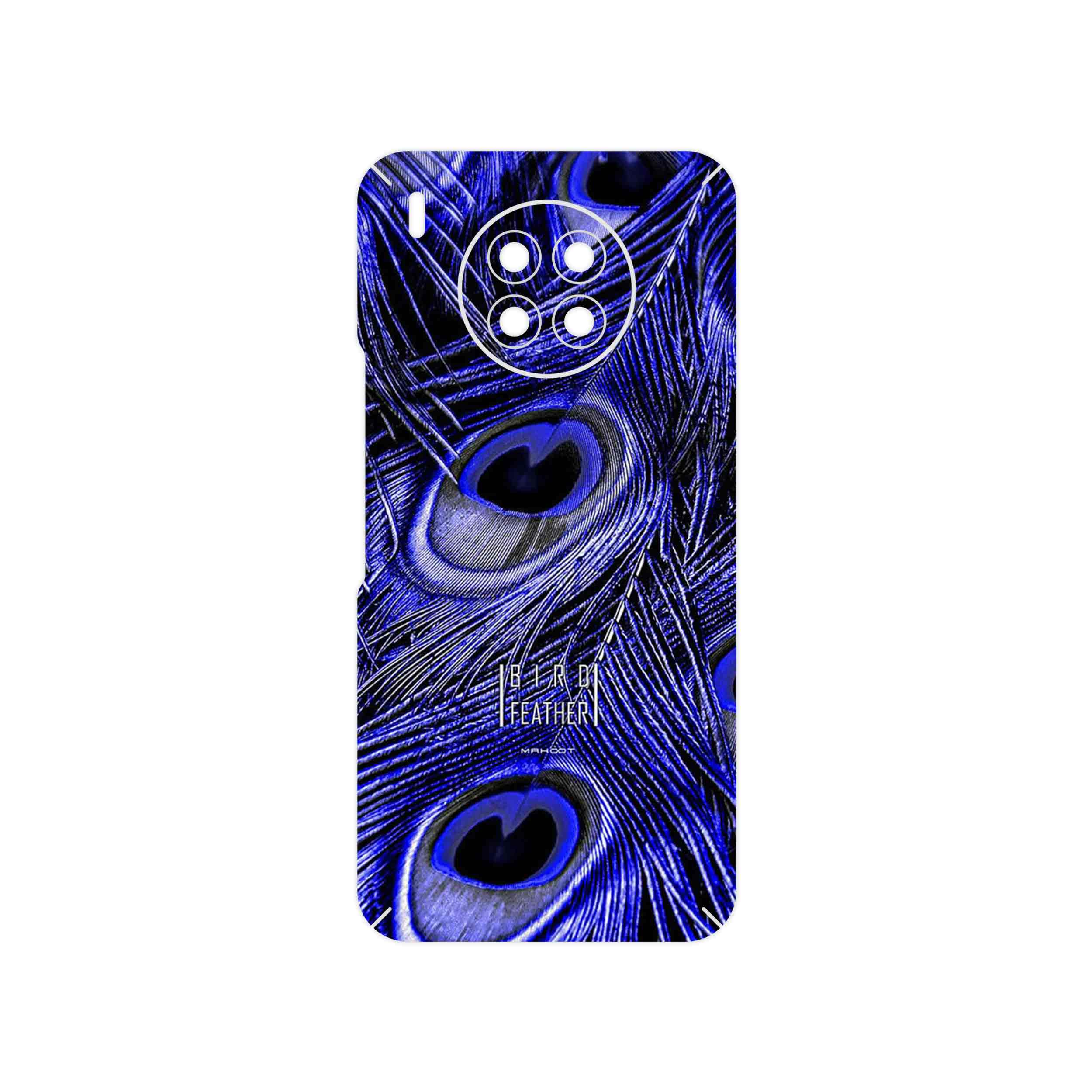 برچسب پوششی ماهوت مدل Purple Feather مناسب برای گوشی موبایل آنر 50 Lite