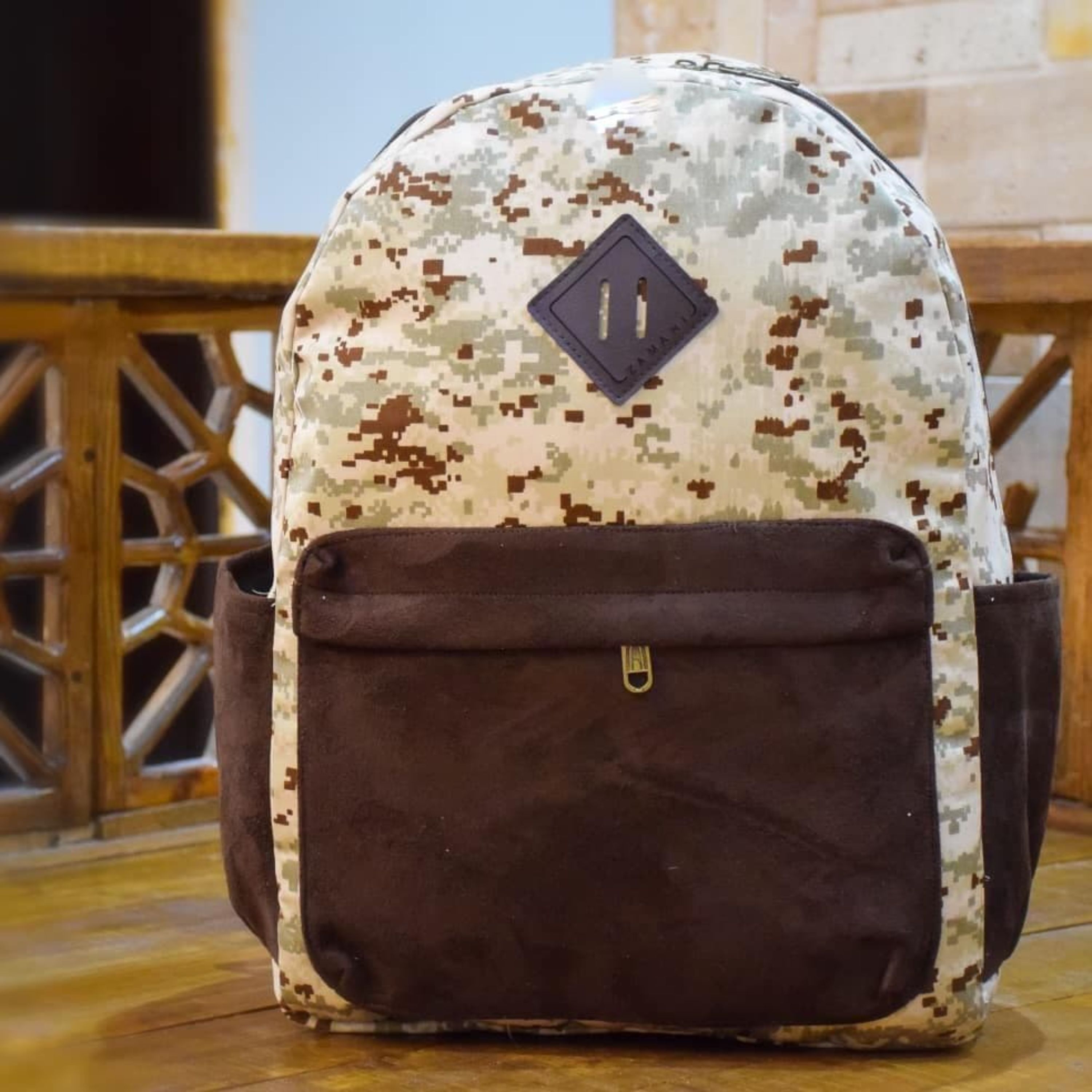 کوله پشتی اسپرت دخترانه و پسرانه طرح ارتشی جادار، سبک و مقاوم (مستقیم از تولیدی)