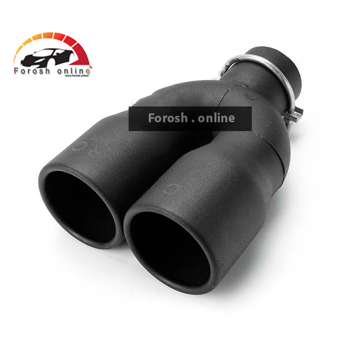 سر اگزوز دولول طرح RC مشکی